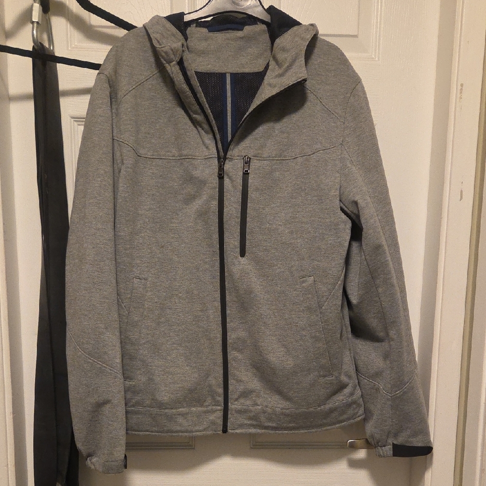 MICHAEL Michael Kors Light Gray Hooded Jacket